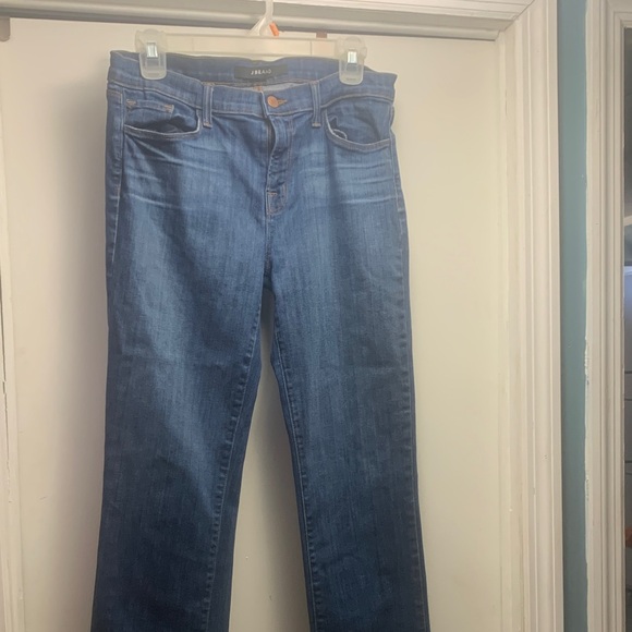 J Brand Denim - J Brand Women's Straight-Leg Jeans in Classic Blue Denim